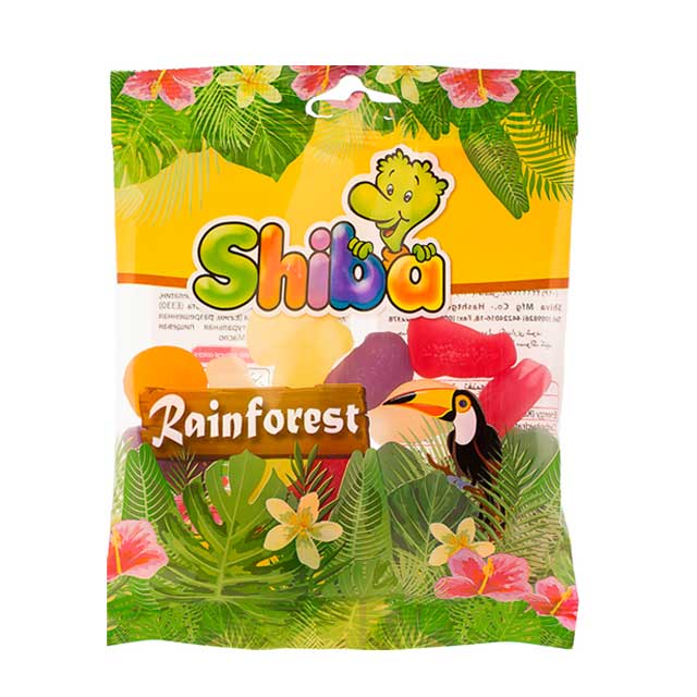 پاستیل میوه های گرمسیری شیبا 90 گرمی