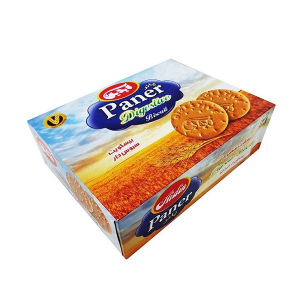 بیسکویت دایجستیو سبوس دار آیدین  415 گرمی