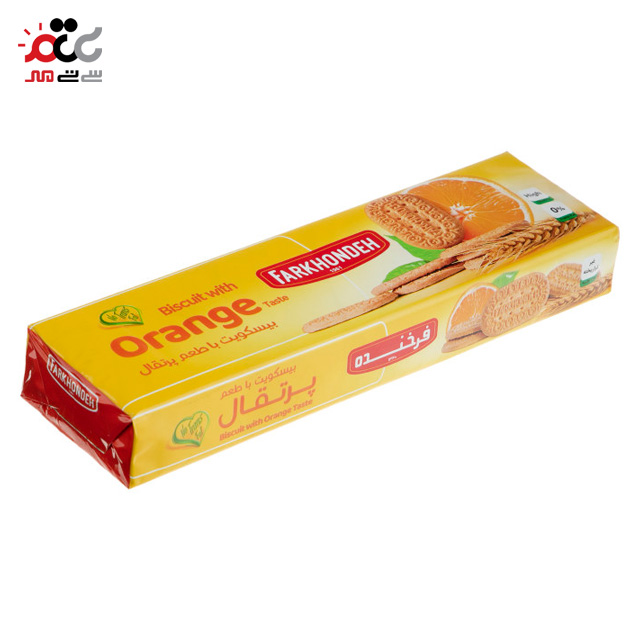 بیسکویت با طعم پرتقال فرخنده 130 گرمی