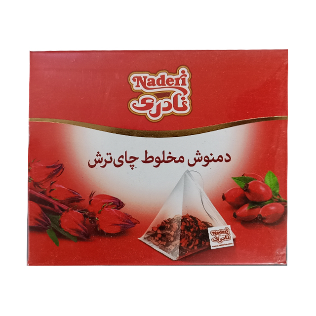 دمنوش کیسه ای چای ترش نادری بسته 12 عددی
