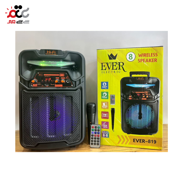اسپیکر بلوتوثی قابل حمل برند ایور مدل EVER-819