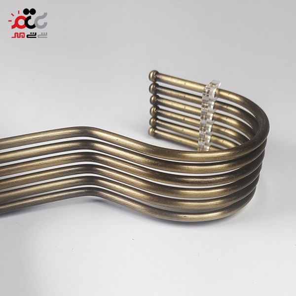چوب لباسی استیل طلایی آسان بسته 6 عددی