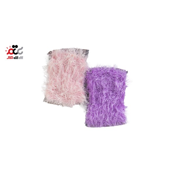 اسکاچ سیمی پارسا مدل موهر دار بسته 2 عددی