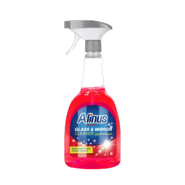 اسپری شیشه پاک کن قرمز آلینوس 500 گرمی