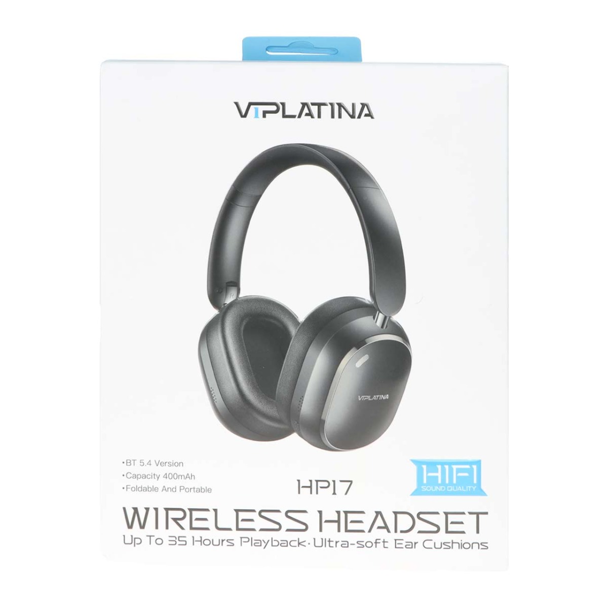 هدفون بی سیم VIPLATINA مدل HP17 - مشکی (گارانتی 18 ماه تعویض نیکان همراه)