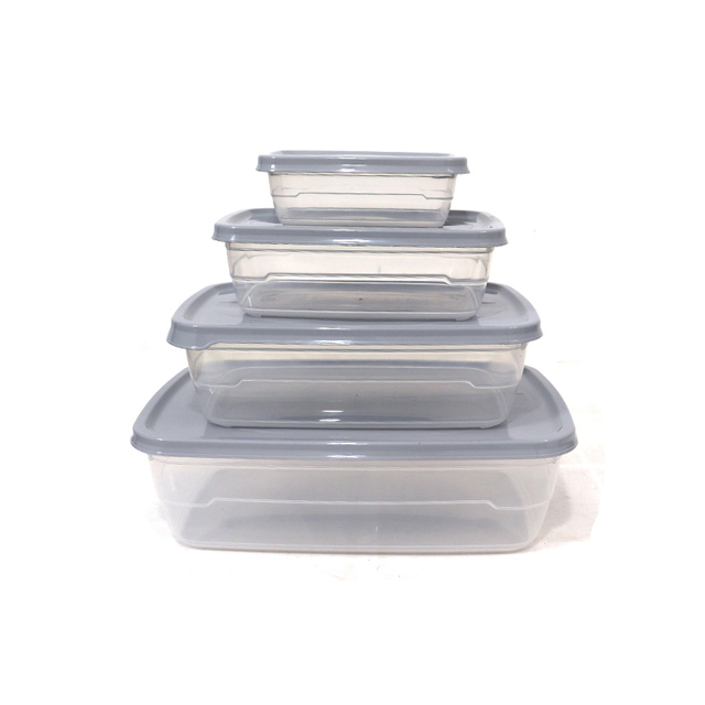 ست ظرف فریزری مستطیلی تسا مدل ماهرخ 4 عددی