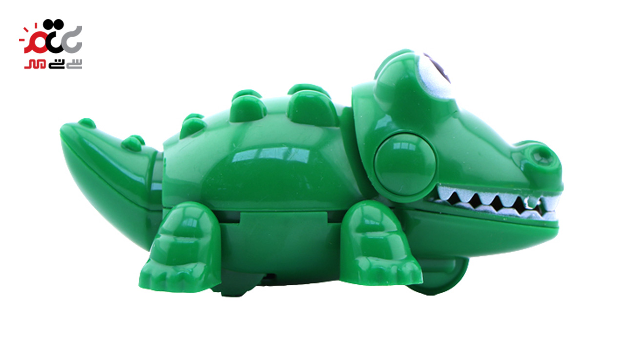 اسباب بازی حیوانات کوکی نشکن طرح تمساح کد 6617