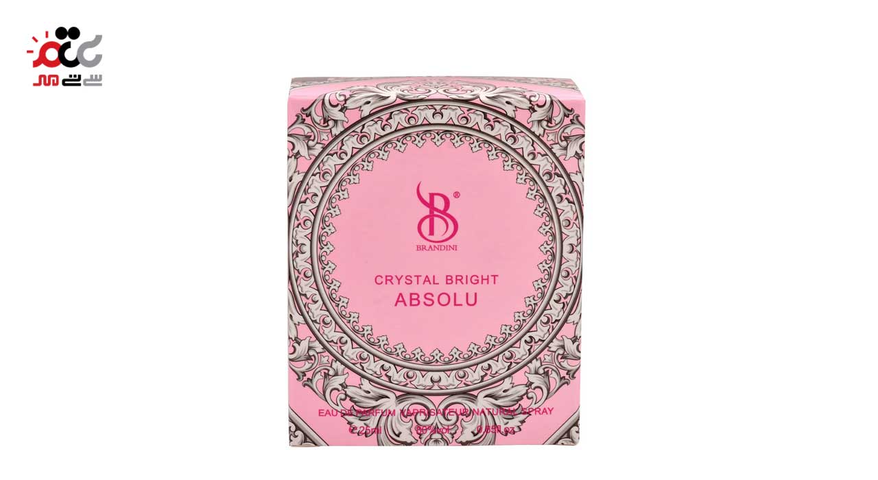 ادکلن زنانه برندینی مدل Crystal bright absolu حجم 25 میلی لیتری