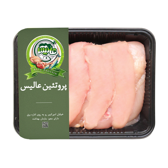 فیله باریک مرغ شمال رتبه A مقدار 500 گرمی