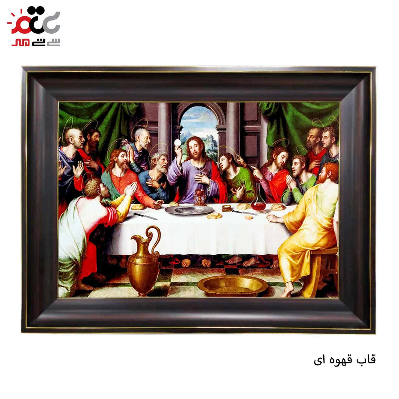 تابلو فرش چاپی طرح فرشته کد 11088 سایز 100×50 سانتی متری