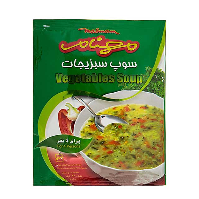 سوپ سبزیجات مهنام 75 گرمی