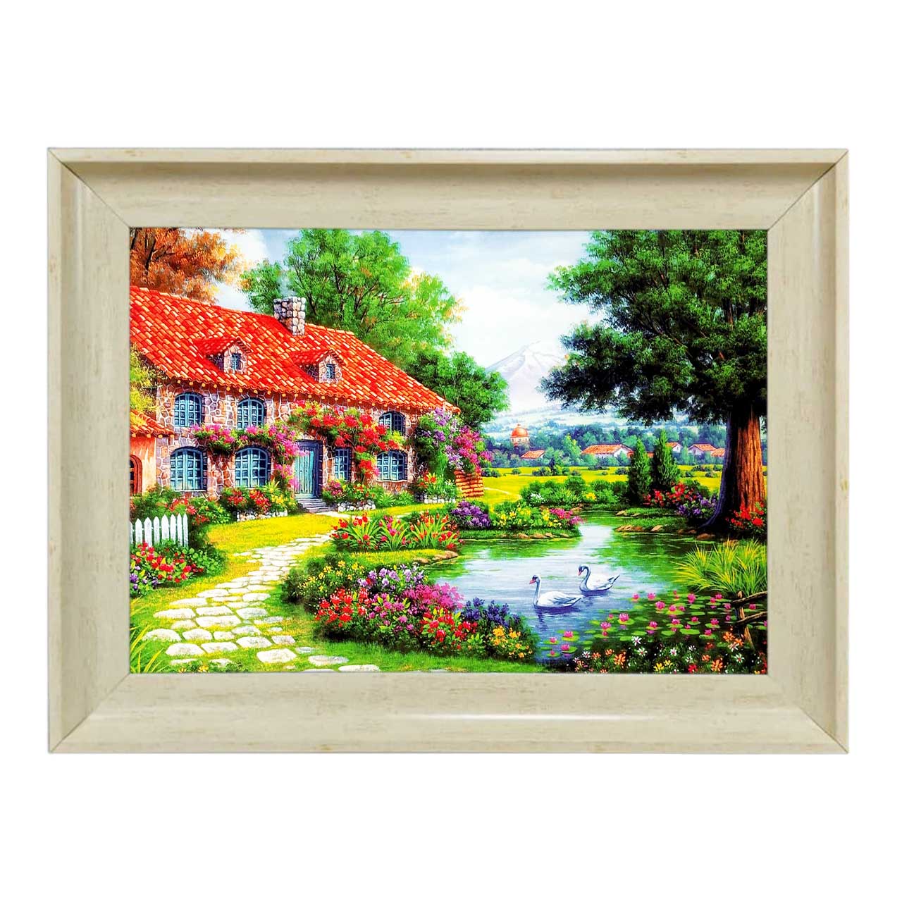 تابلو فرش با زیبا ترین قاب