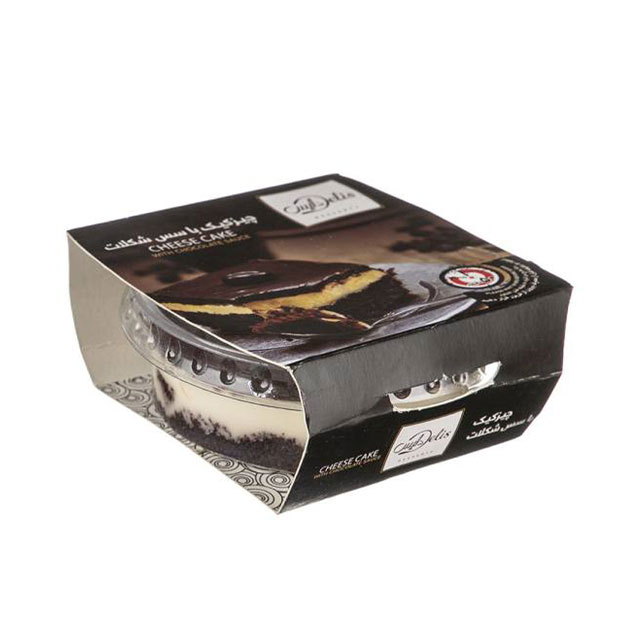 چیز کیک با سس شکلات و مربا دلیس کاله 80 گرمی