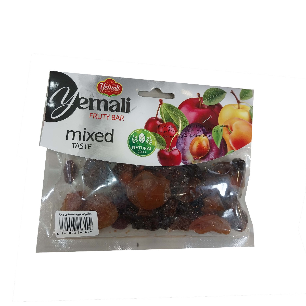 آلوچه  مخلوط میوه ویژه یملی 80 گرمی