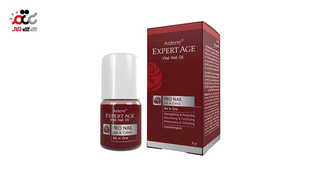 روغن تقویت کننده و استحکام بخش ناخن Expert Age  آردن 8 گرمی