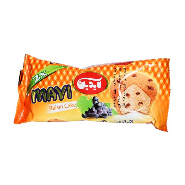 کیک دوقلوی کشمشی ماوی آیدین 50 گرمی