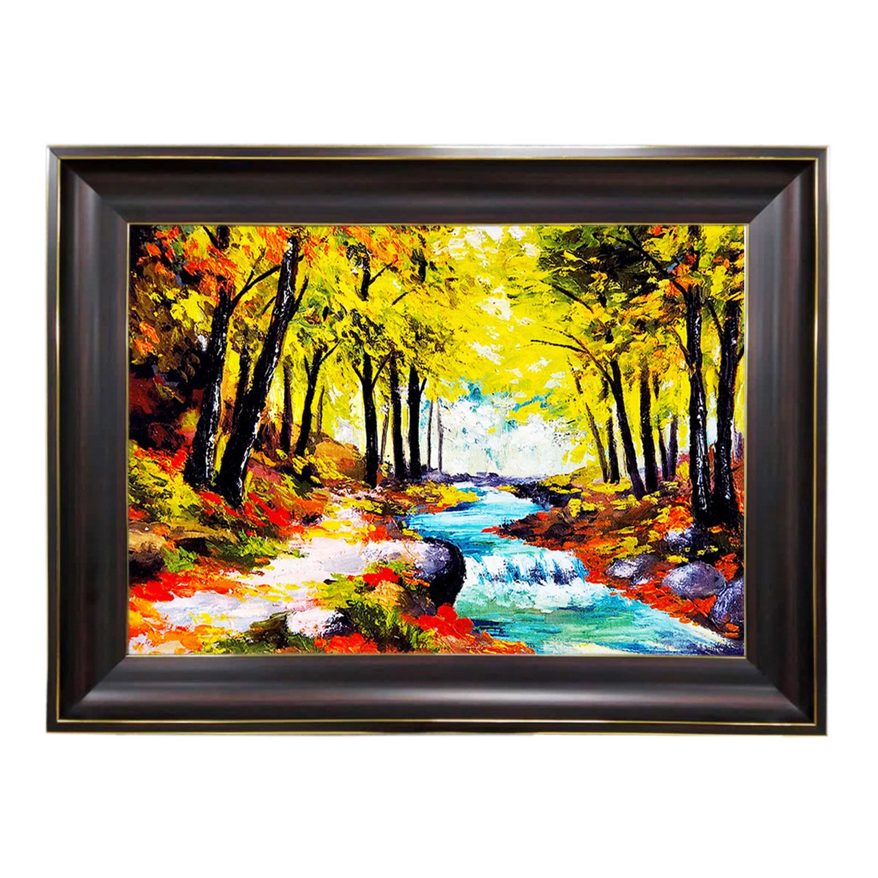 تابلو فرش چاپی طرح منظره کد 10175 سایز 60×40 سانتی متری