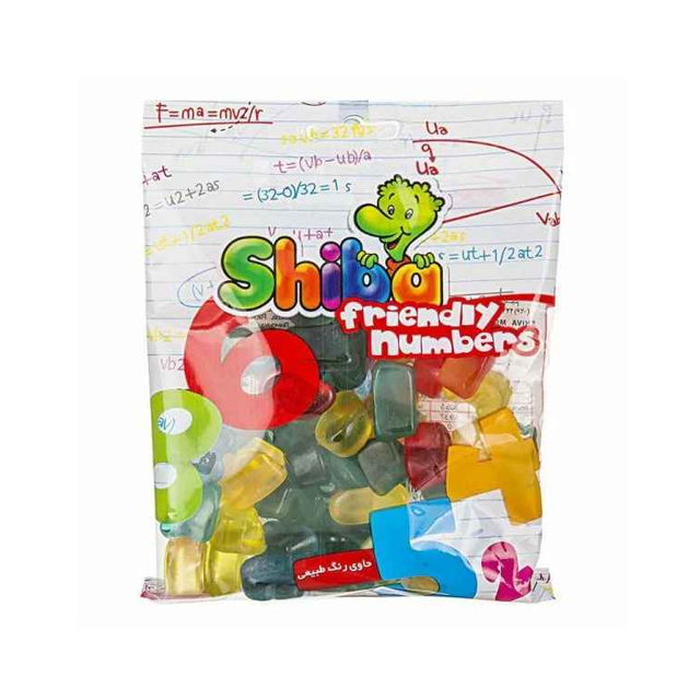 پاستیل میوه ای شیبا مدل اعداد 160 گرمی
