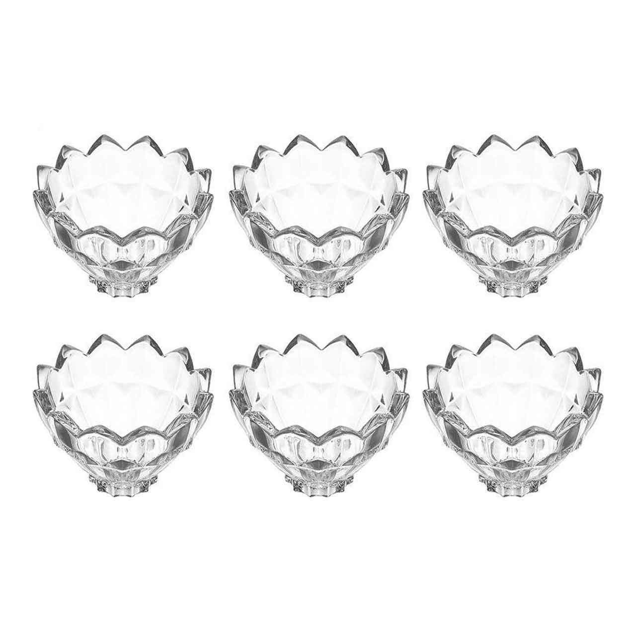  پیاله نوری تازه سری دالیا مدل 430701W بسته 6 عددی 