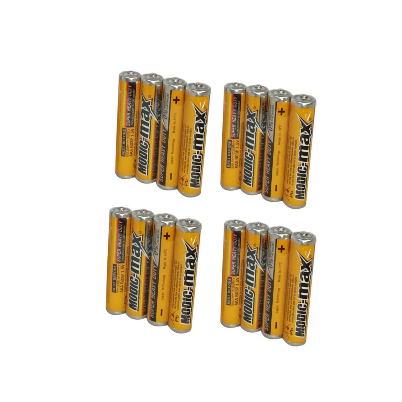 باتری نیم قلمی مدیک مکس بسته 40 عددی