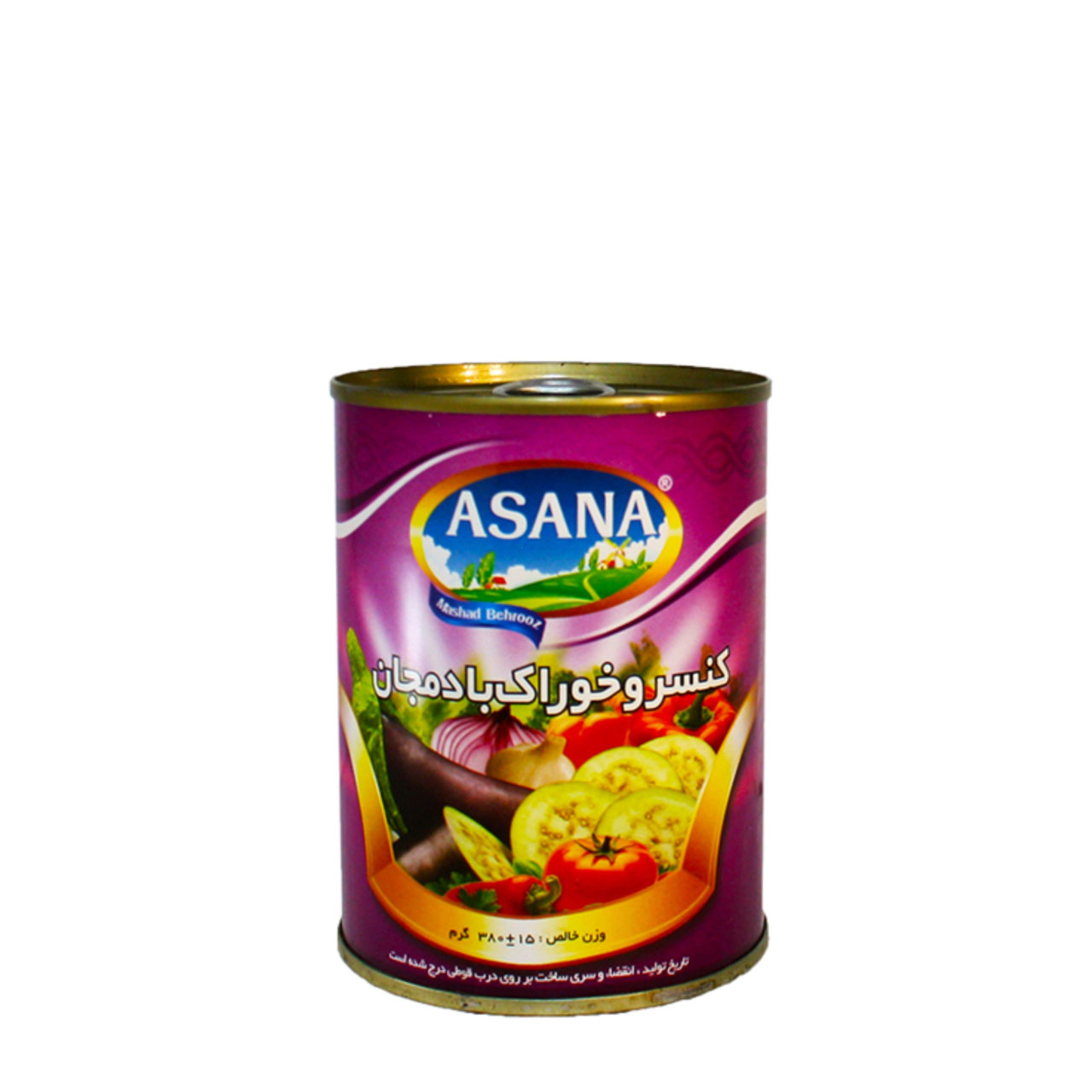 کنسروخوراک بادمجان آسانا