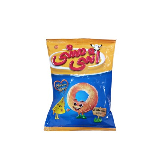 اسنک حلقه ای پنیری اشی مشی 90 گرمی