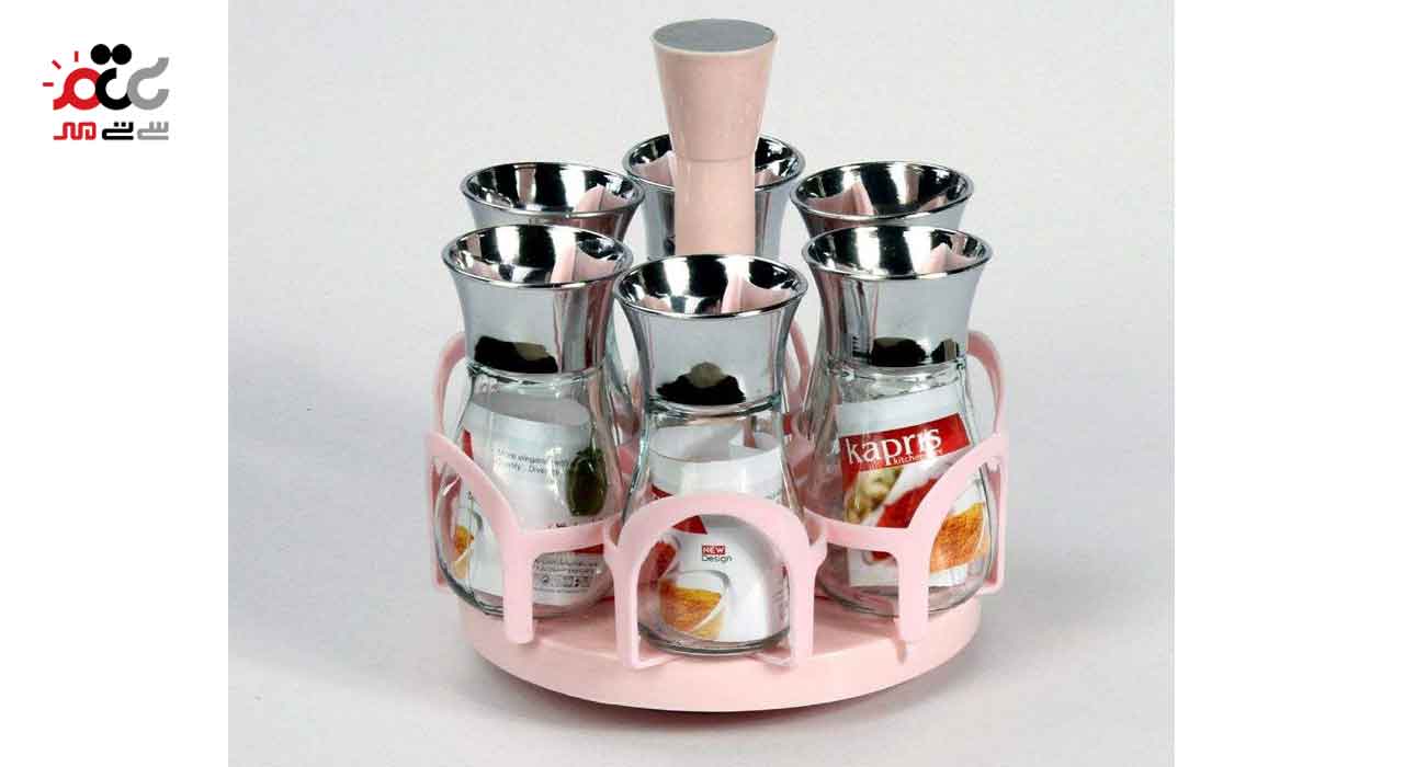 ست جای ادویه رومیزی پرسیکا 7 پارچه