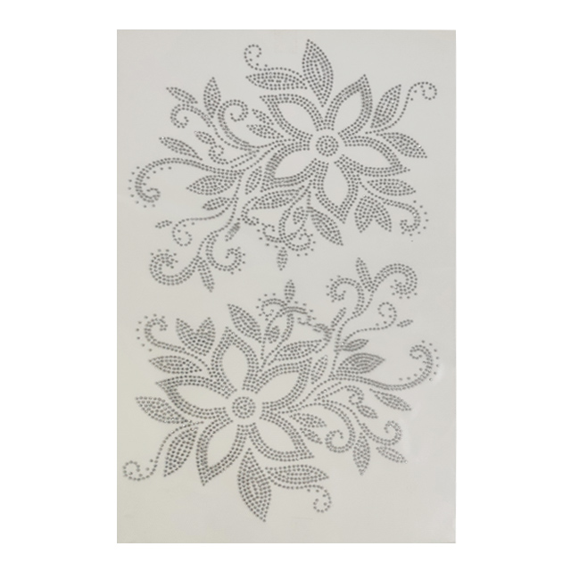 نگین حرارتی سرآستین نقره ای 30 برلیان مهاجر کد S-2063