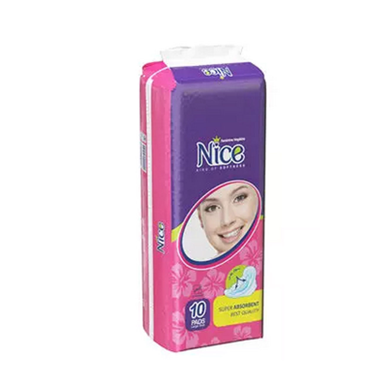 نوار بهداشتی مشبک بالدار نایس سایز بزرگ بسته 10 عددی