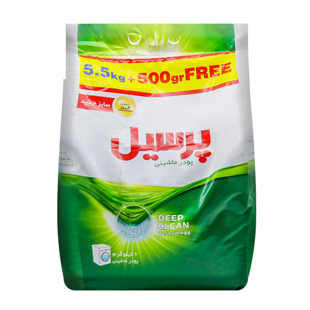 پودر ماشین لباسشویی معمولی پرسیل 6000 گرمی