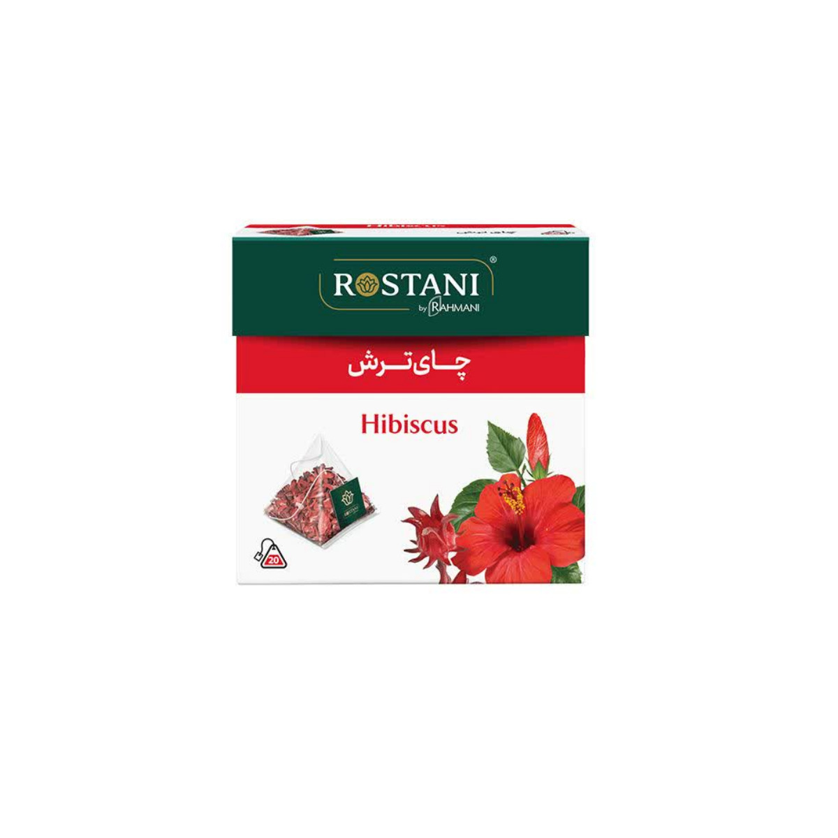 دمنوش کیسه ای چای ترش بسته 20 عددی