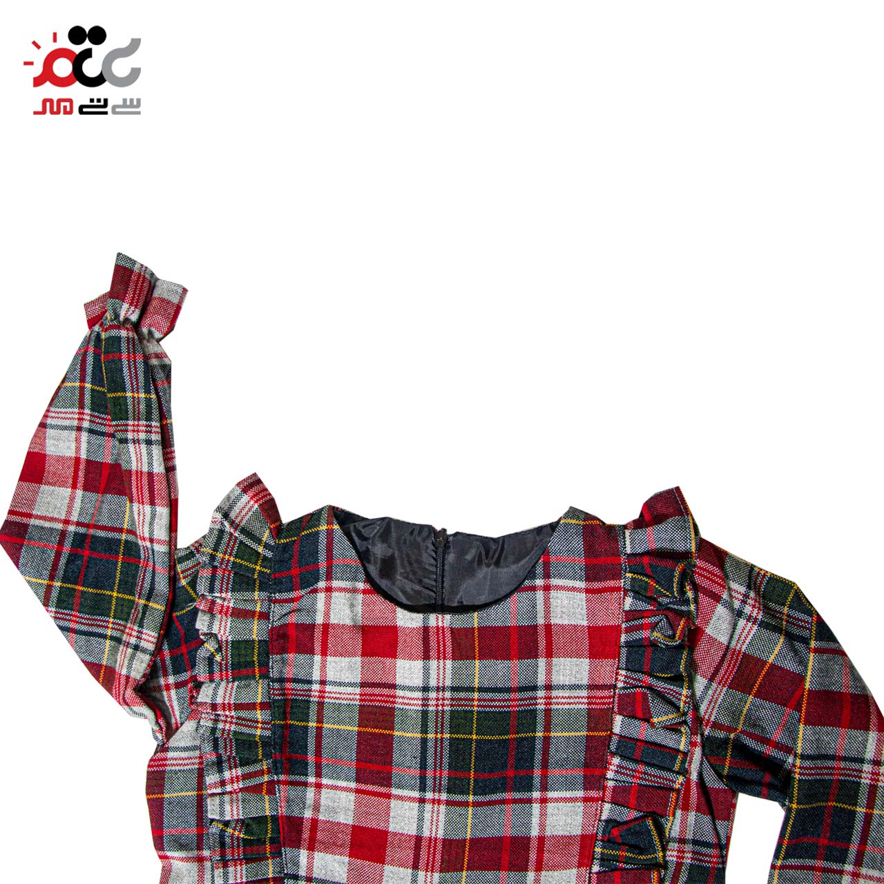 پیراهن دخترانه مدل چهار خانه ای کد 02