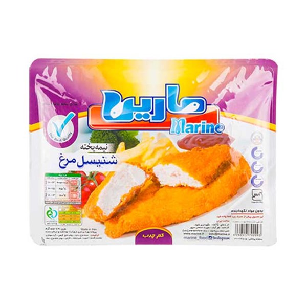 شنیسل مرغ منجمد مارین 550 گرمی