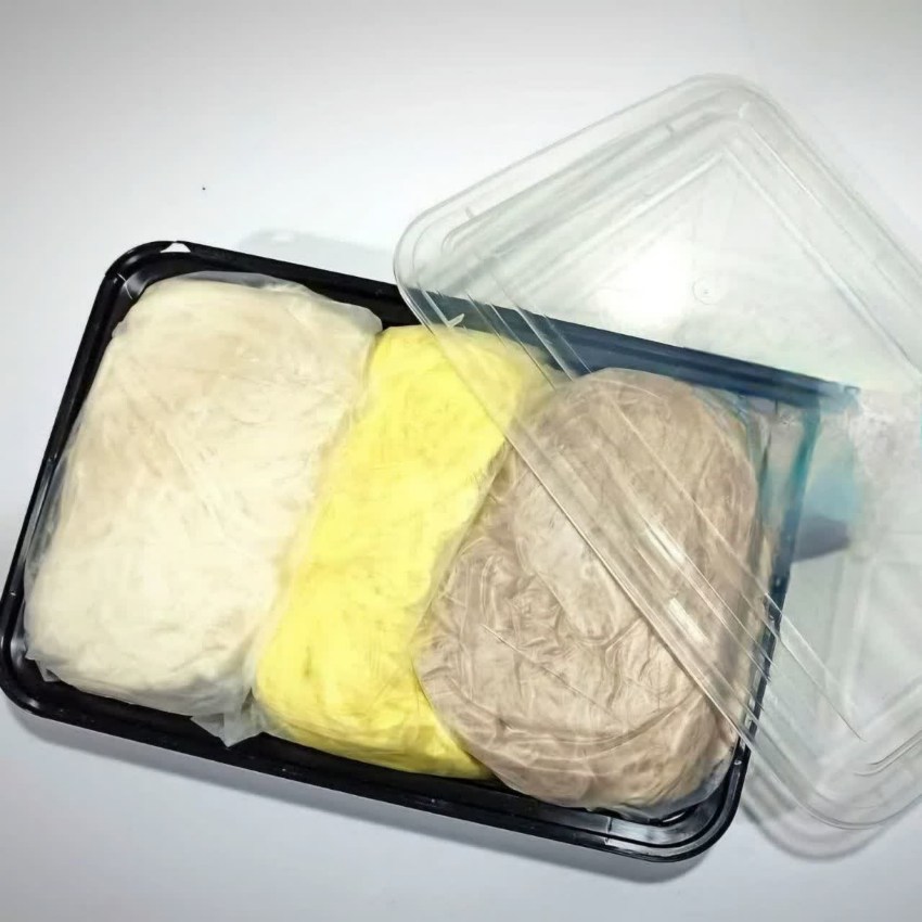 پشمک سه رنگ بسته ای 500 گرمی