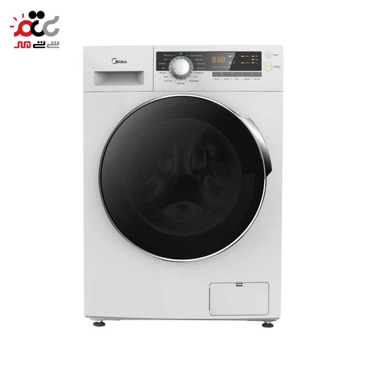 ماشین لباسشویی میدیا مدل WB54911S ظرفیت 9 کیلوگرم