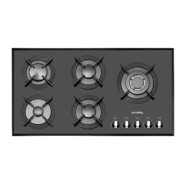 اجاق گاز صفحه ای شیشه ای ایلیا استیل مدل G 526
