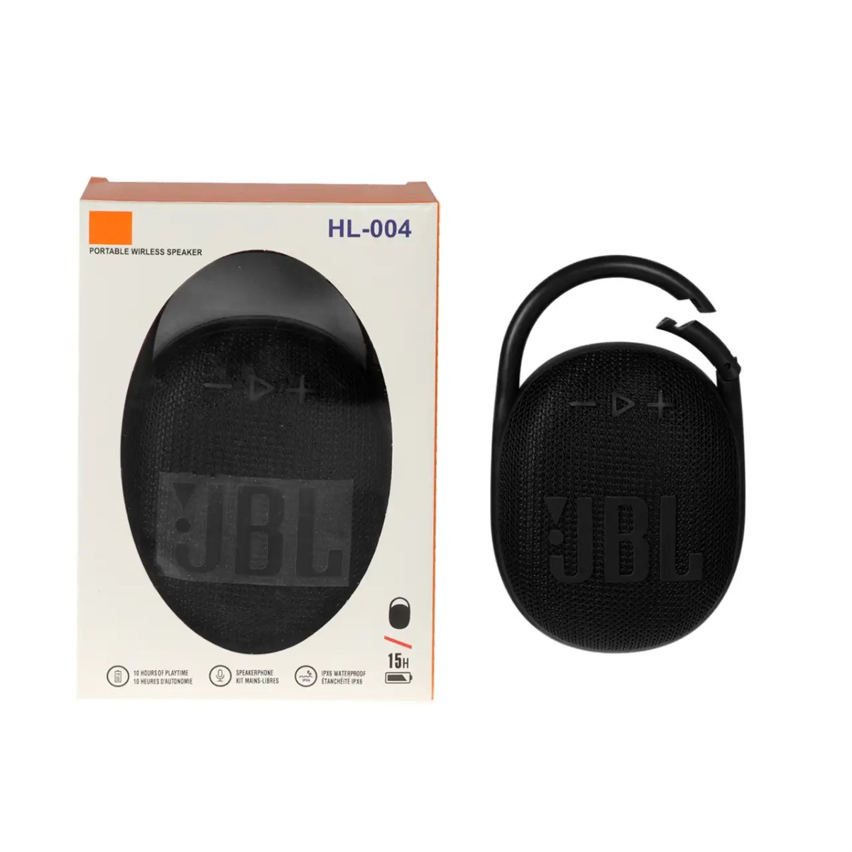 اسپیکر بی سیم JBL مدل HL-004 - مشکی - MMS (گارانتی شش ماهه YA) (High Copy)