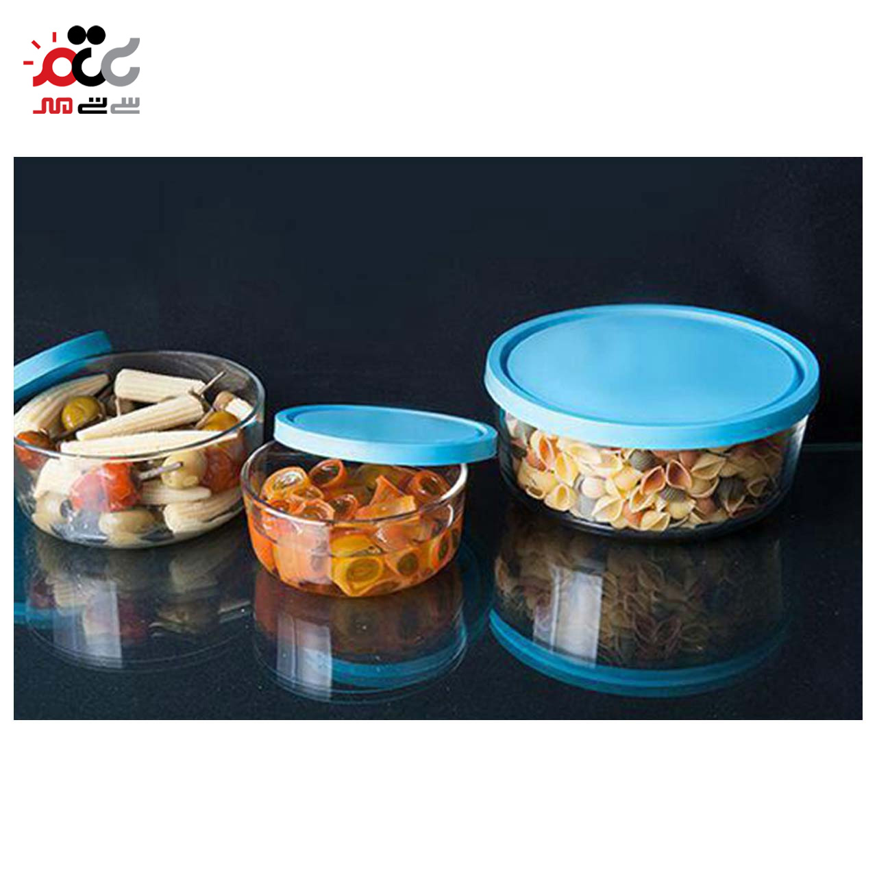 ظرف نگهدارنده کاوه مدل آبان مجموعه 3 عددی