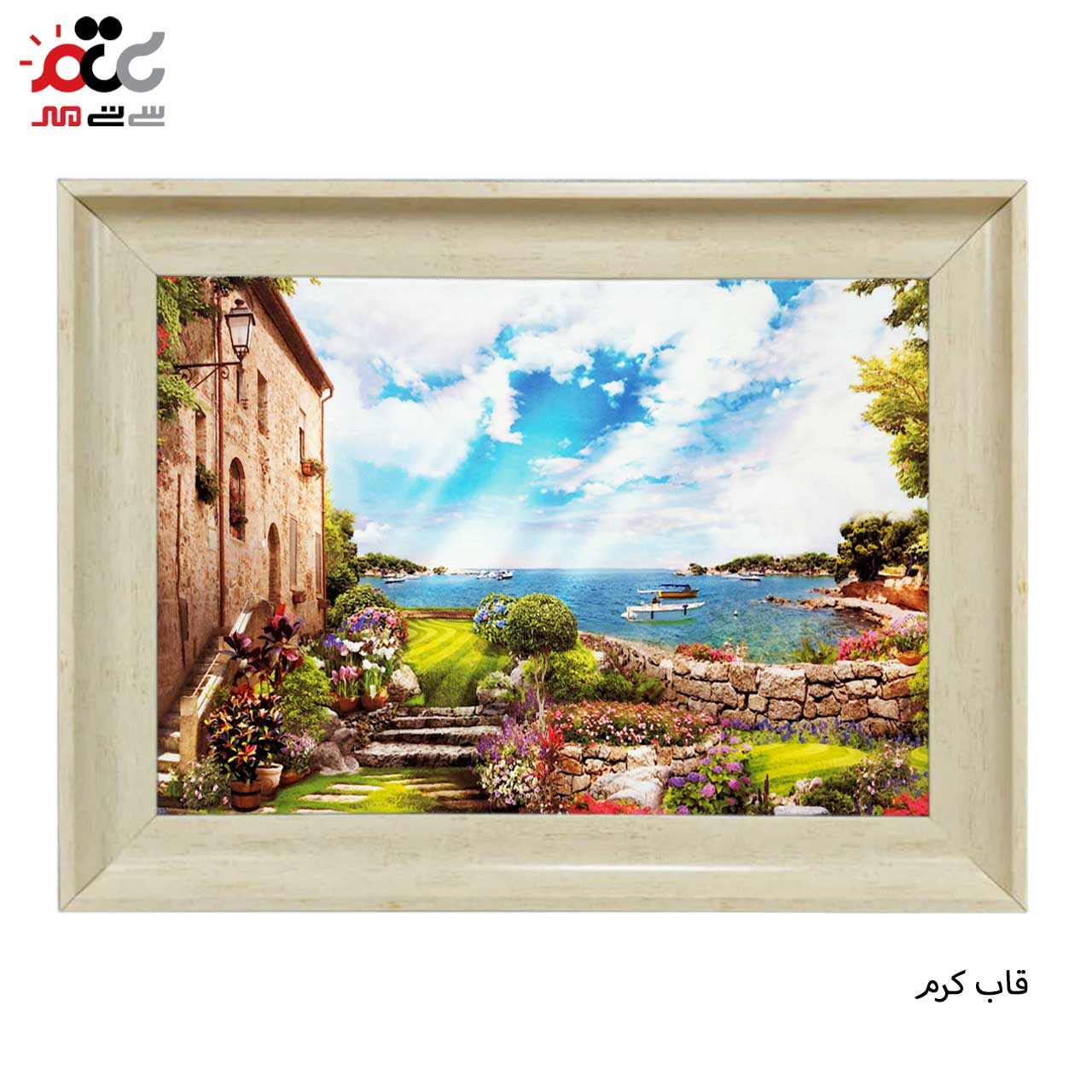 تابلو فرش طرح دار با قاب