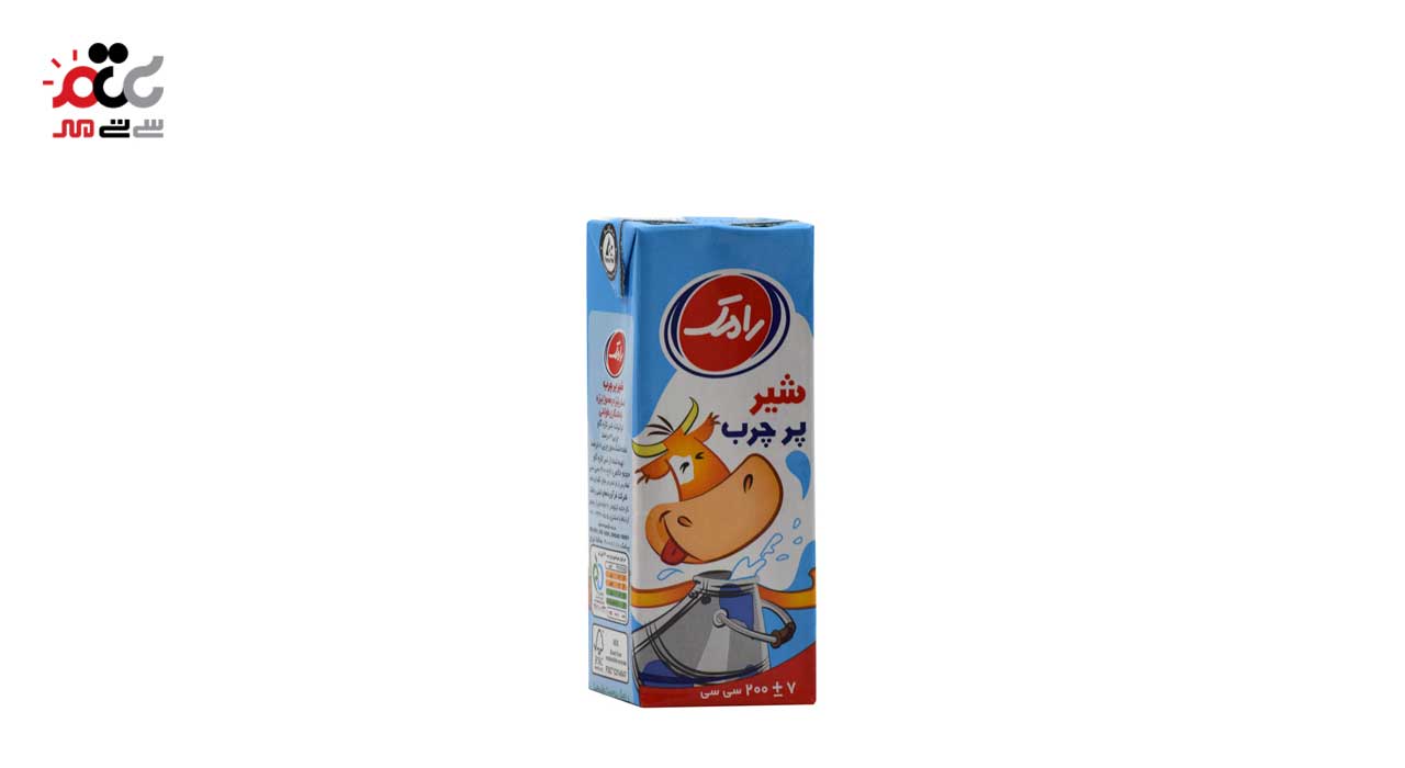 شیر پر چرب استریل رامک 200 میلی لیتری