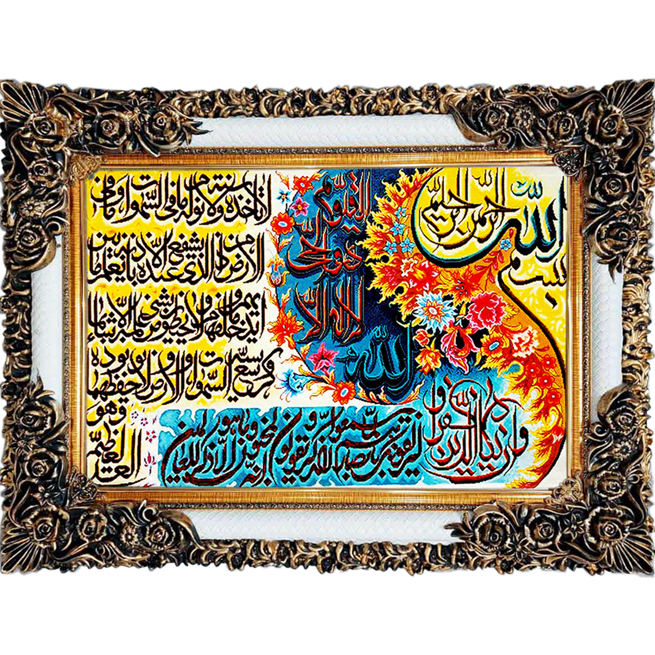 تابلو فرش چاپی طرح وان یکاد کد 15026 سایز 70×100 سانتی متری