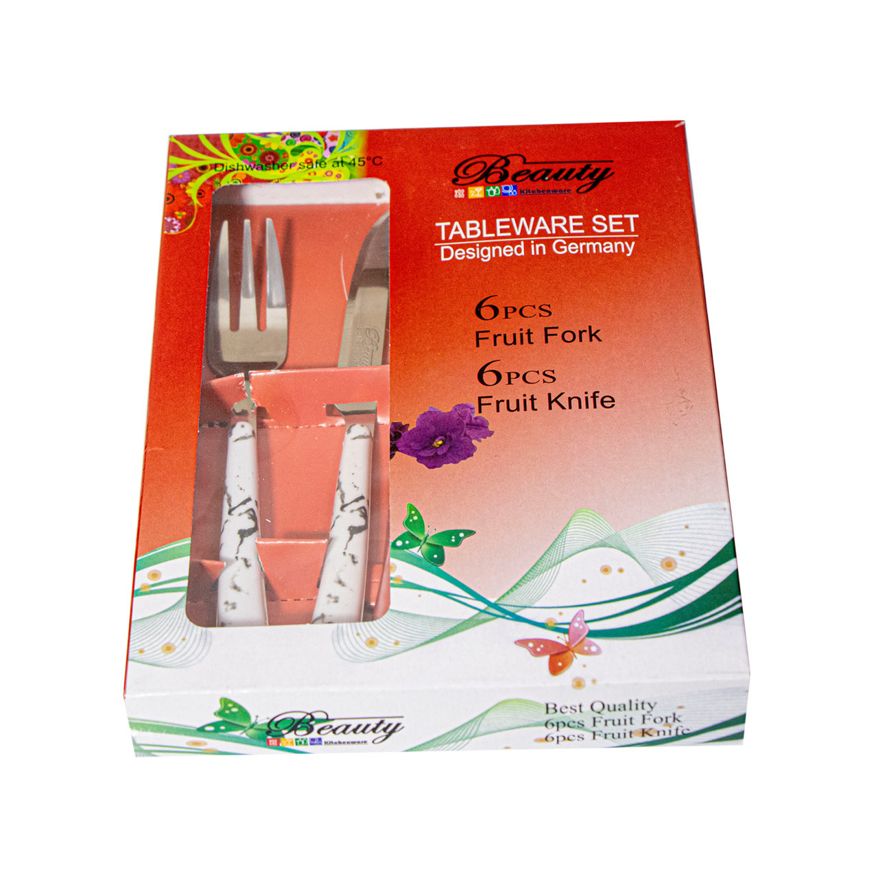 ست کارد و چنگال رضایی بسته 12 عددی