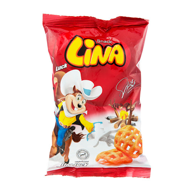 اسنک لوک پنیری لینا 55 گرمی