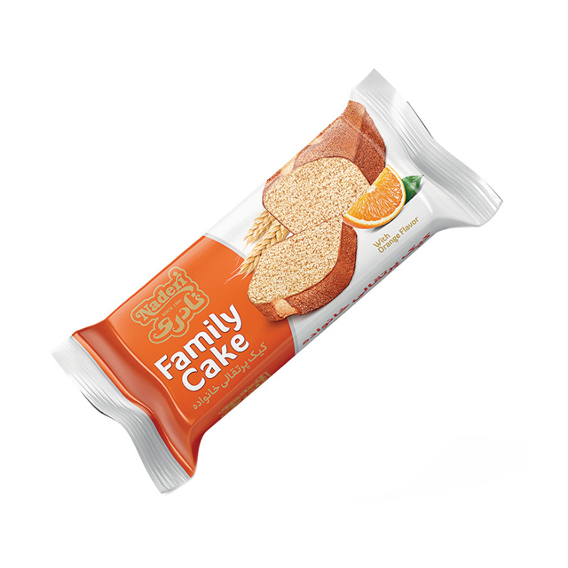 کیک خانواده با طعم پرتقال نادری 120 گرمی