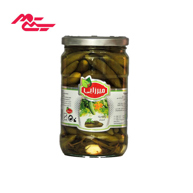 خیار شور سوپر ویژه میرزایی 680 گرمی