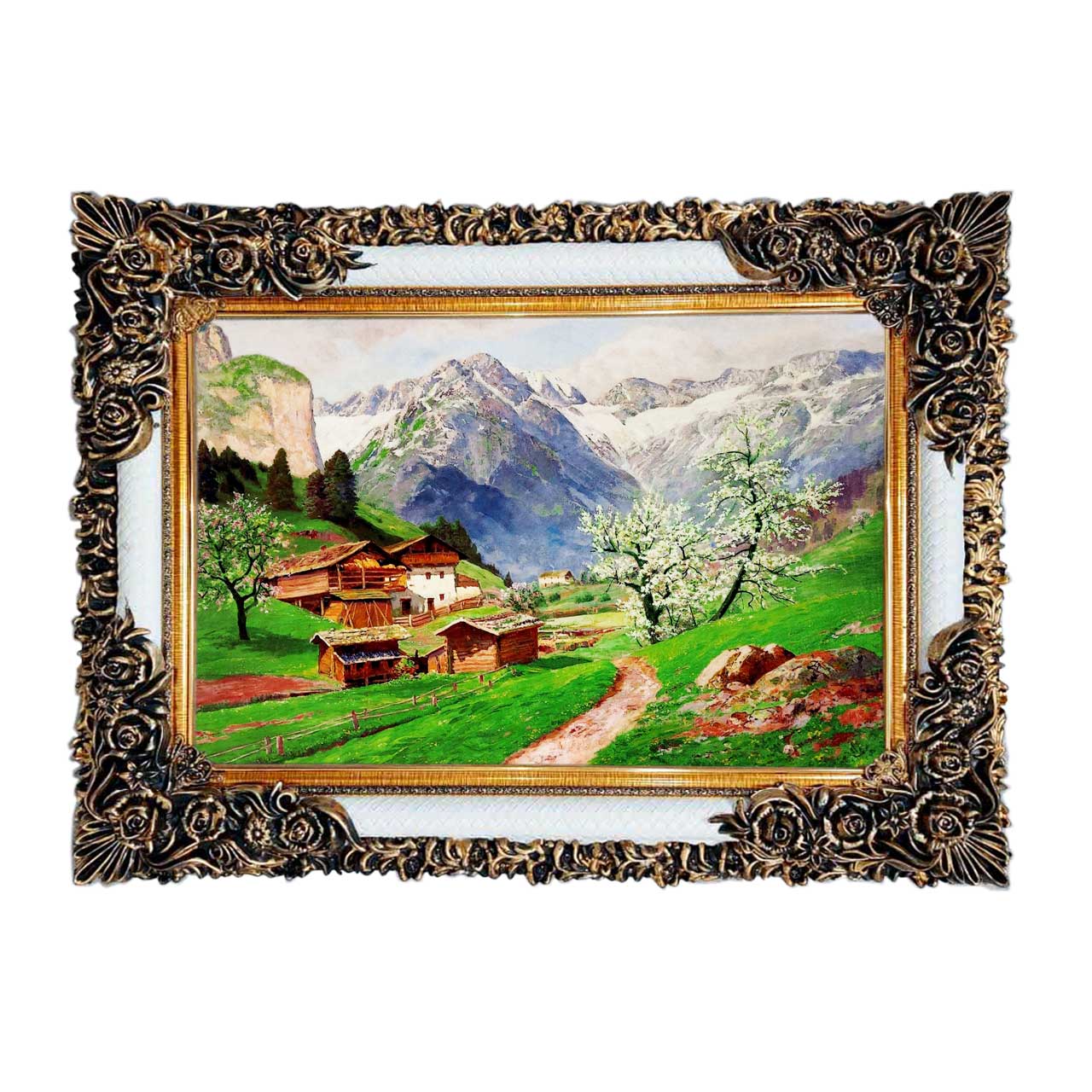 تابلو فرش با زیبا ترین قاب