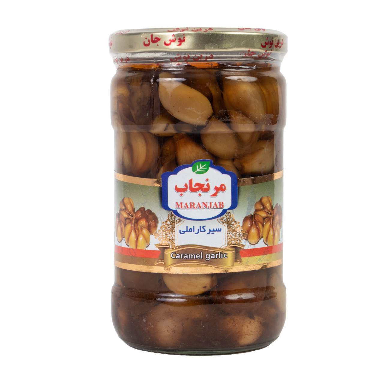 ترشی سیر گل کاراملی مرنجاب 700 گرمی