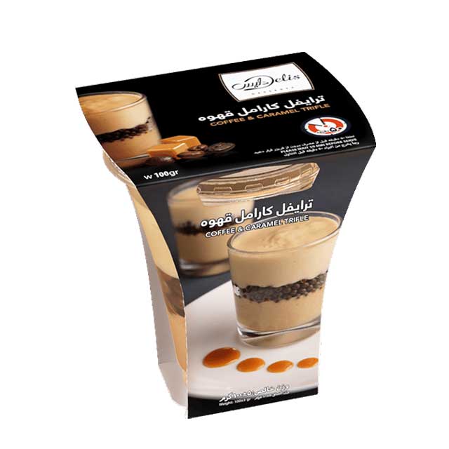 ترایفل موس قهوه و کارامل دلیس کاله 100 گرمی