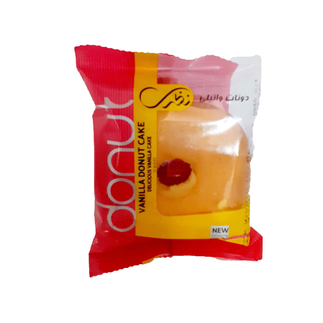 دونات وانیلی نظری 55 گرمی