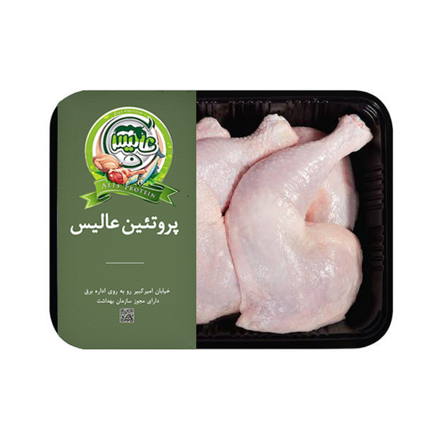 ران ممتاز با پوست مرغ شمال رتبه A مقدار 800 گرمی